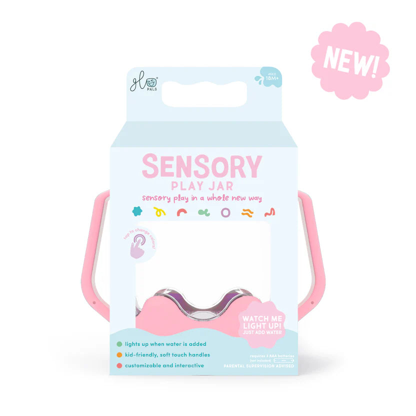 GLO PALS - Sensory Play Jar pink