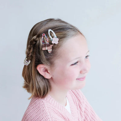 Mimi & Lula-HORSE & FLOWER CLIP SET