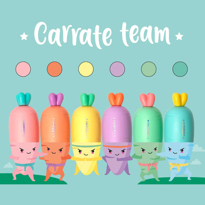 Legami - Set of 6 Mini-Textmarker - Carrate Team