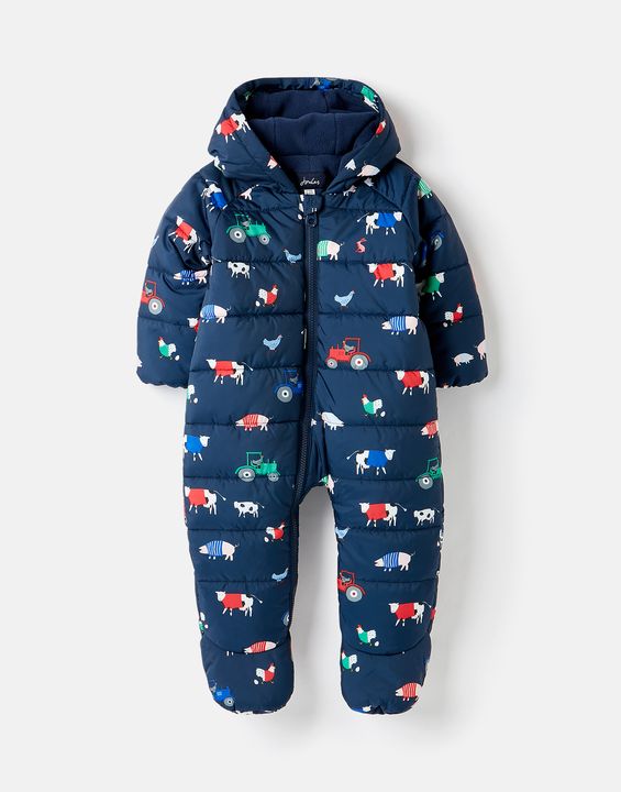 Tom Joule - Snuggle - Padded Pramsuit 0-24 Months