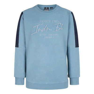 Indian Blue Jeans - CREWNECK INDIAN BL - Grey Blue