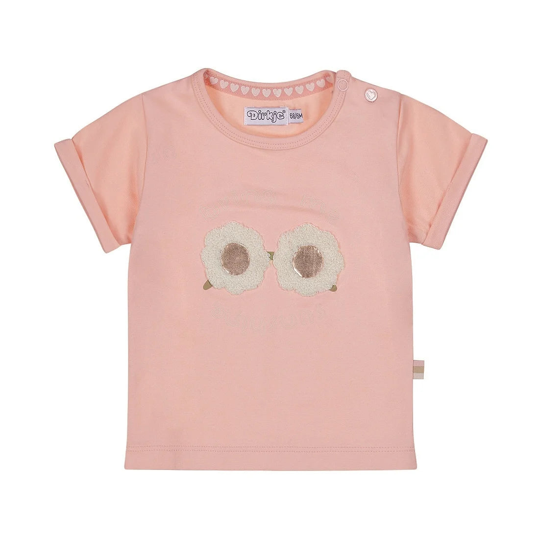 Dirkje-T-shirt ss- Faded peach