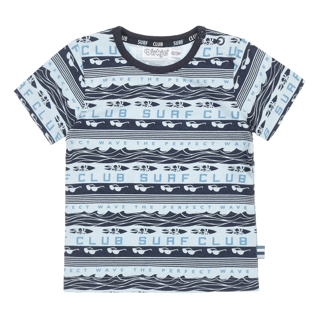 Dirkje Jungen T-Shirt blau weiß surfen