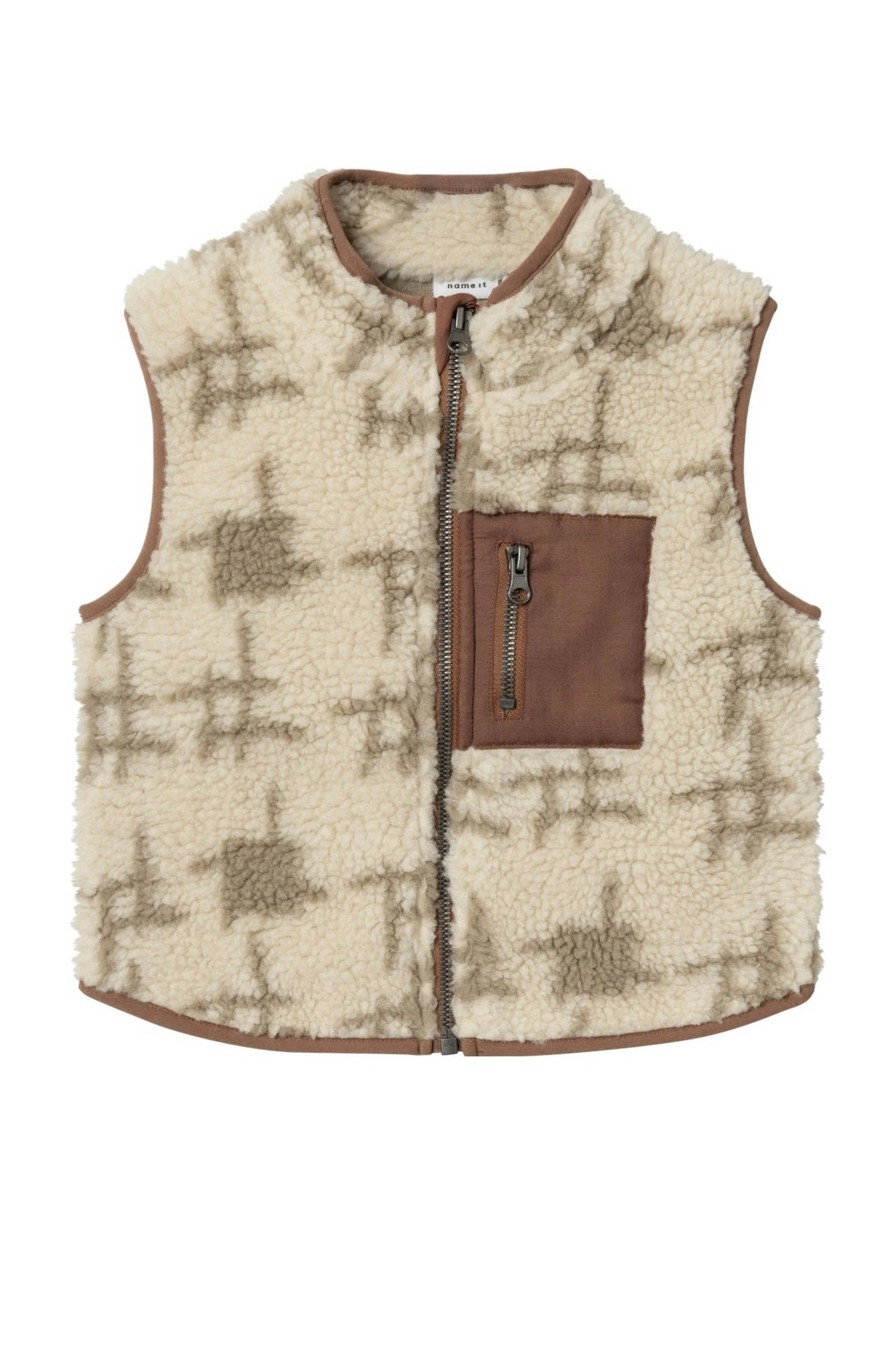 Name it-NMMNAK TEDDY VEST-Summer Sand