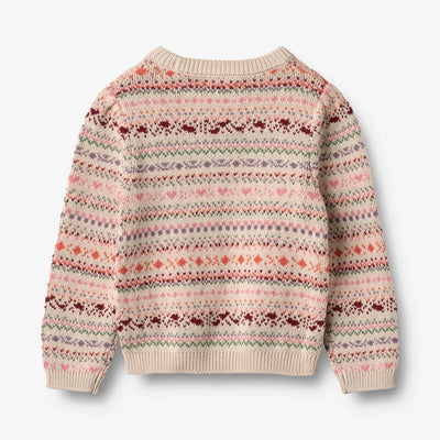 Wheat-Jaquard Pullover Olga-9042 multi