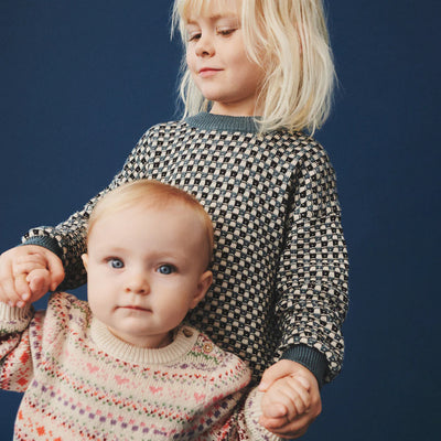 Wheat-Jaquard Pullover Olga-9042 multi