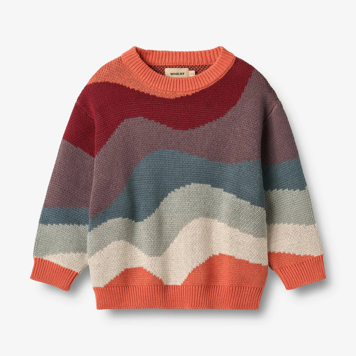 Wheat-Jaquard Pullover Knud-9042 multi