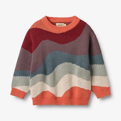 Wheat-Jaquard Pullover Knud-9042 multi