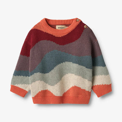 Wheat-Jaquard Pullover Knud-9042 multi