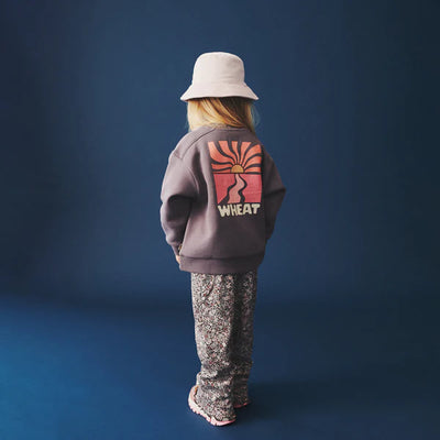 Wheat-Sweatshirt L/S Ellis-1035 purple stone