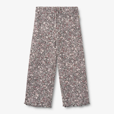 Wheat-Jersey Pants Ela-9565 purple stone flowers
