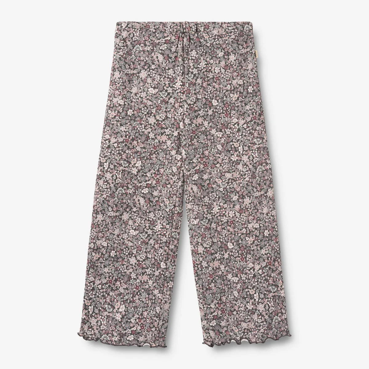 Wheat-Jersey Pants Ela-9565 purple stone flowers