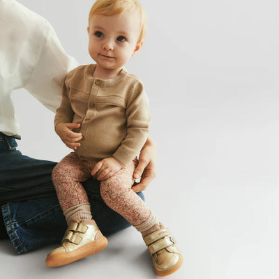 Wheat-Jersey Legggings Jules-9566 rose dust flower meadow