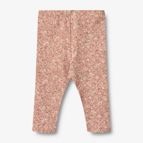Wheat-Jersey Legggings Jules-9566 rose dust flower meadow