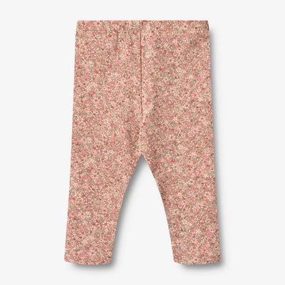 Wheat-Jersey Legggings Jules-9566 rose dust flower meadow