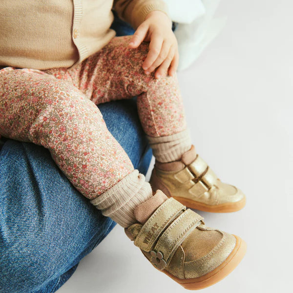 Wheat-Jersey Legggings Jules-9566 rose dust flower meadow