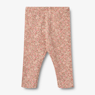 Wheat-Jersey Legggings Jules-9566 rose dust flower meadow