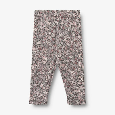 Wheat-Jersey Leggings Jules-9565 purple stone flowers