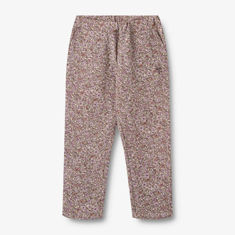 Wheat-Sweatpants Eline-1358 lilac flowers