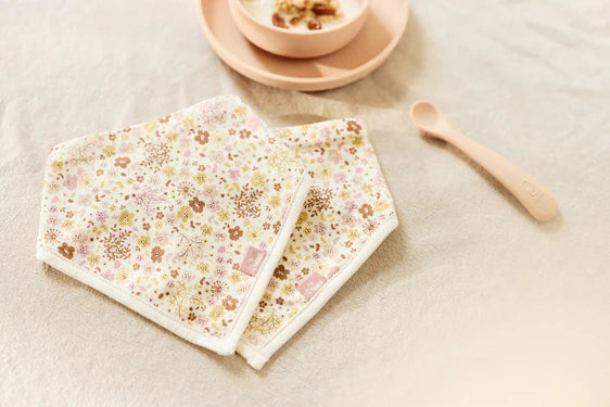 Jollein Lätzchen Bandana - Flower Fairies - 2 Stück