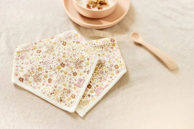Jollein Lätzchen Bandana - Flower Fairies - 2 Stück