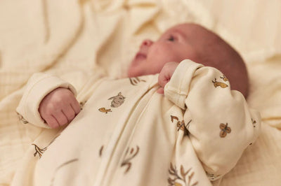 Baby Schlafsack mit abnehmbaren Ärmeln Rund 90cm Riverside