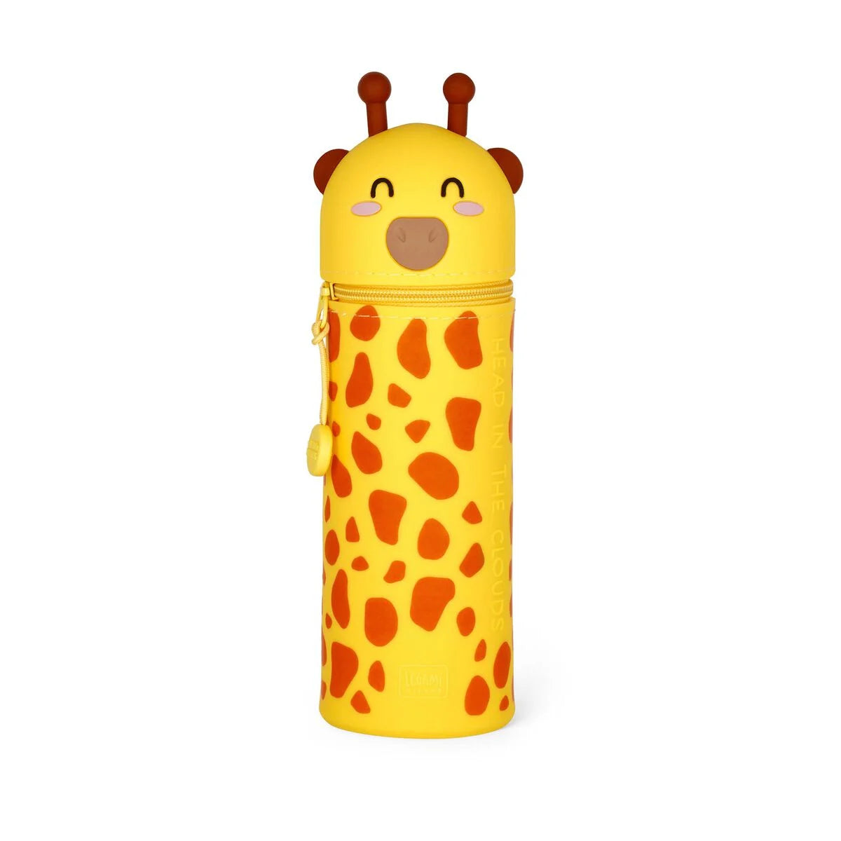 Legami-2-in-1-Federmäppchen aus Silikon - Kawaii Giraffe