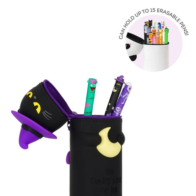 Legami 2-in-1-Federmäppchen aus weichem Silikon - Halloween - Kawaii