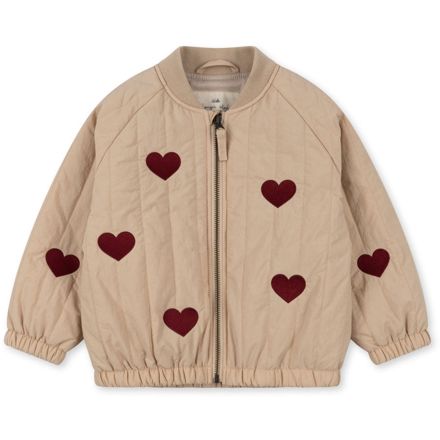 Konges Sloejd-JUNO SEQUIN BOMBER JACKET-COEUR