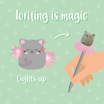 Legami Leuchtender Kugelschreiber - Writing is Magic Kitty