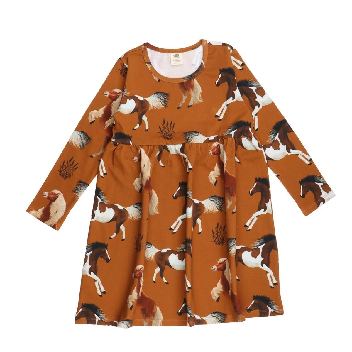 Walkiddy - Joyful Horses Jersey Dress