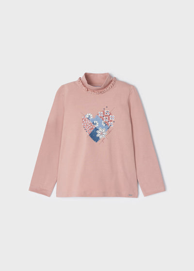 Mayoral - Shirt Herz - Rosé