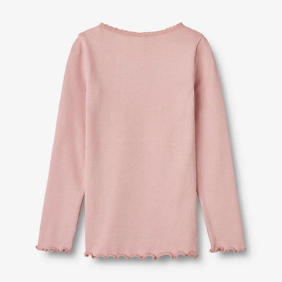 Wheat-Rib T-Shirt L/S Reese-1188 rose frost