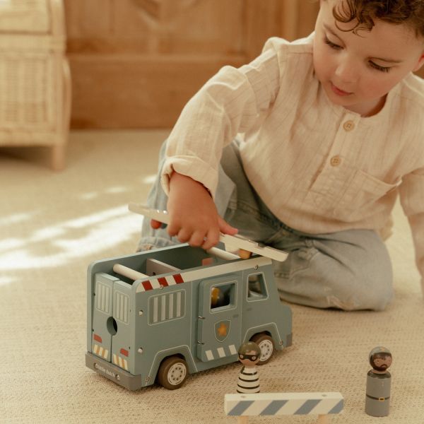 Little Dutch Polizeiauto – Mit Pegdolls – Holz