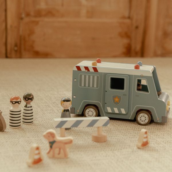 Little Dutch Polizeiauto – Mit Pegdolls – Holz