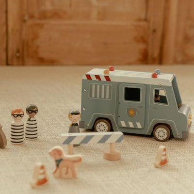 Little Dutch Polizeiauto – Mit Pegdolls – Holz