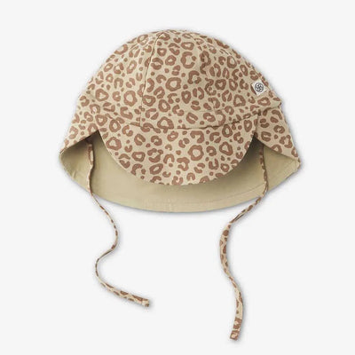 Wendbarer Sonnenhut UPF 50+ leopard brown/sandy beach
