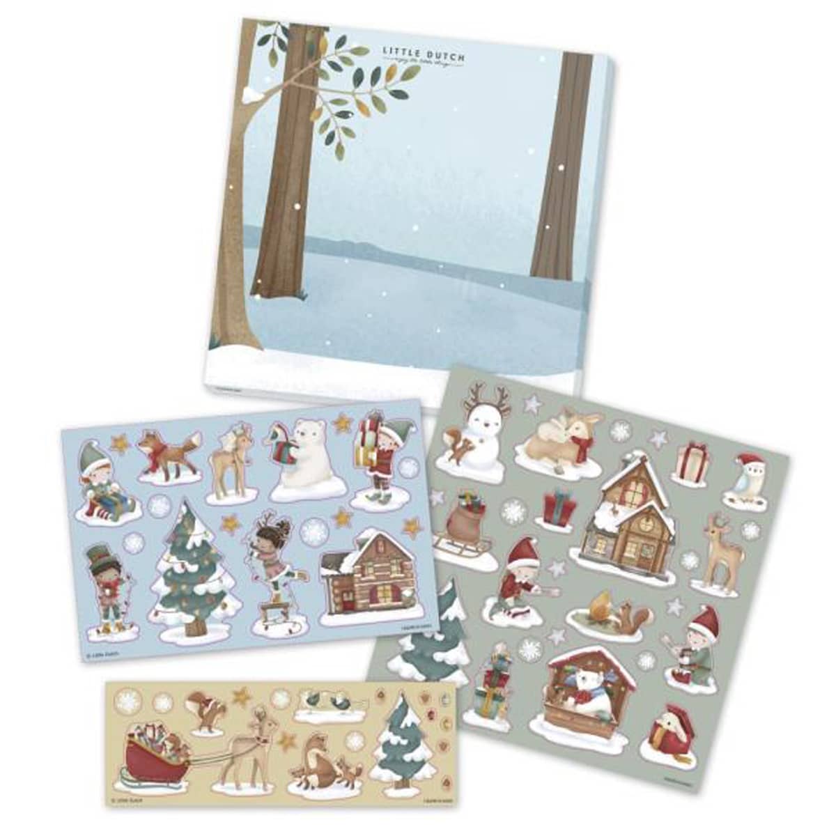 Little Dutch Sticker-Set Weihnachten