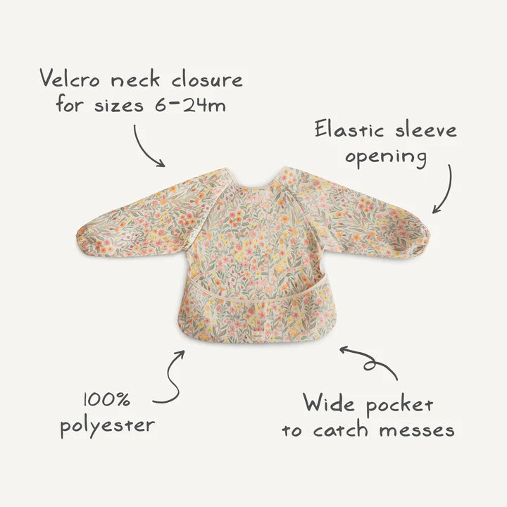 Mushi- Long Sleeve Bib - Dinos