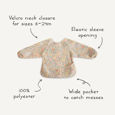 Mushi- Long Sleeve Bib - Dinos