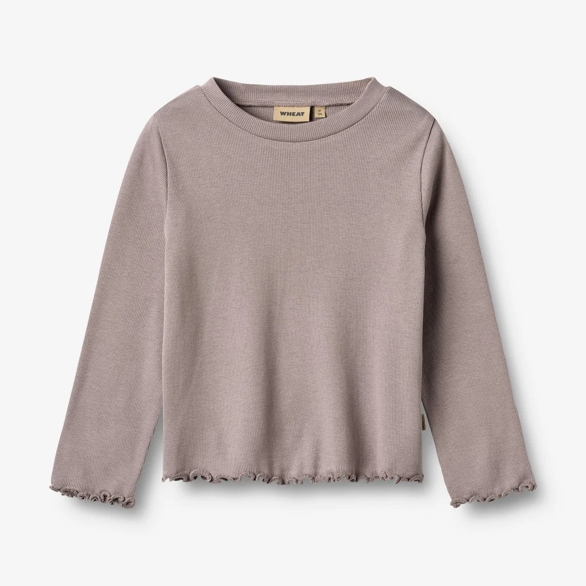 Wheat-T-shirt L/S Else-9531 dusty purple