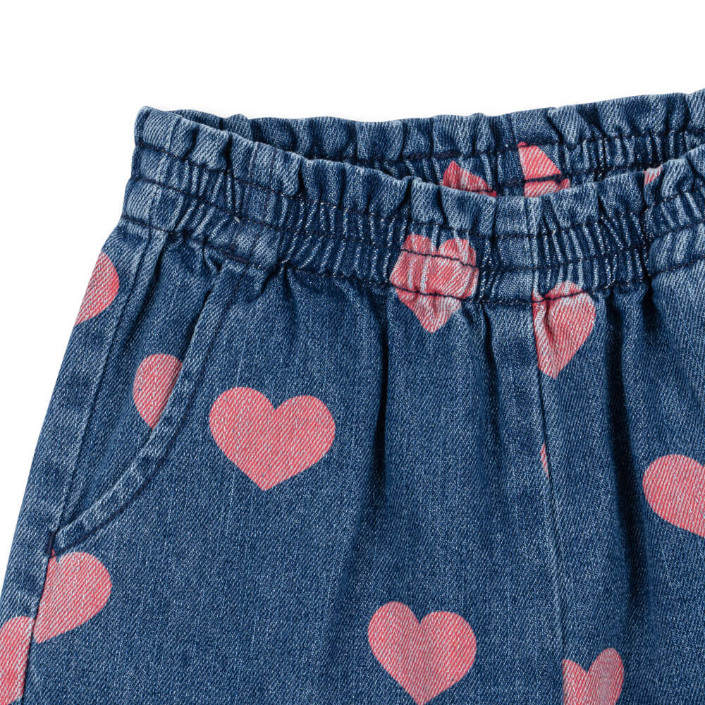 MAGOT FRILL PANTS GOTS BON COEUR PINK