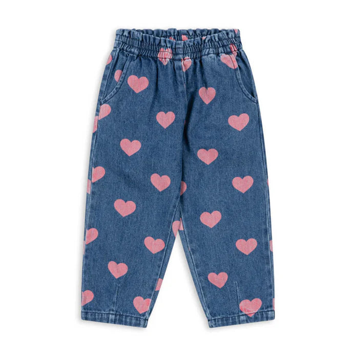 MAGOT FRILL PANTS GOTS BON COEUR PINK