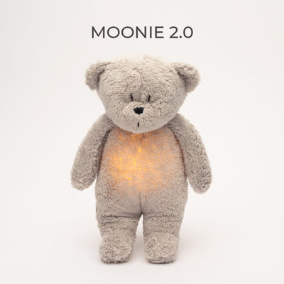 MOONIE 2.0 GRAU - ORGANIC HUMMING BEAR WITH A LAMP