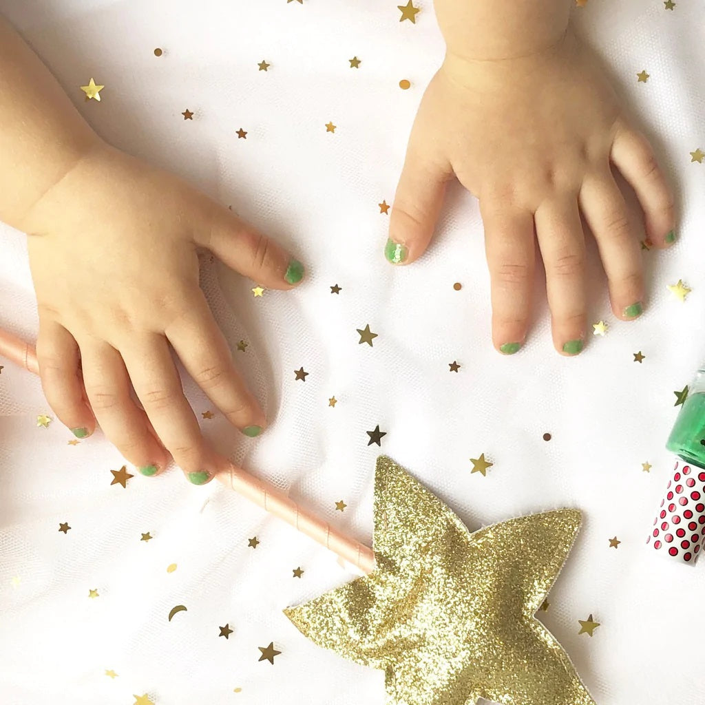 Kiss the Frog Glitter 4ml Kindernagellack abziehen