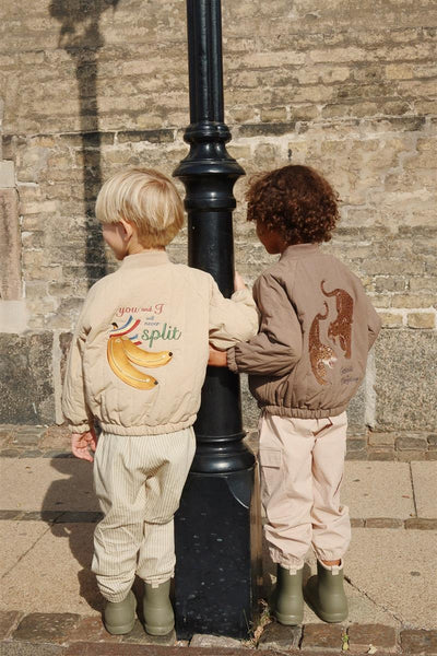 Konges Sloejd-JUNO BOMBER JACKET-WALNUT