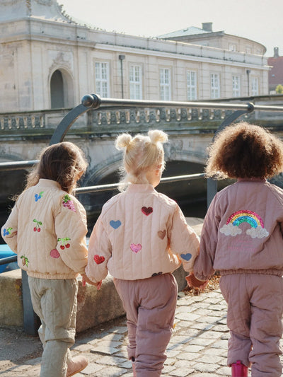 Konges Sloejd-JUNO SEQUIN BOMBER JACKET-TWILIGHT MAUVE