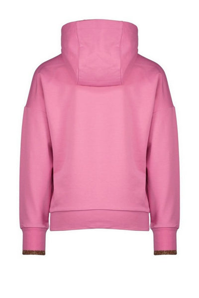 NONO - KumyB hooded sweater Horizon embroidery - Phlox Pink