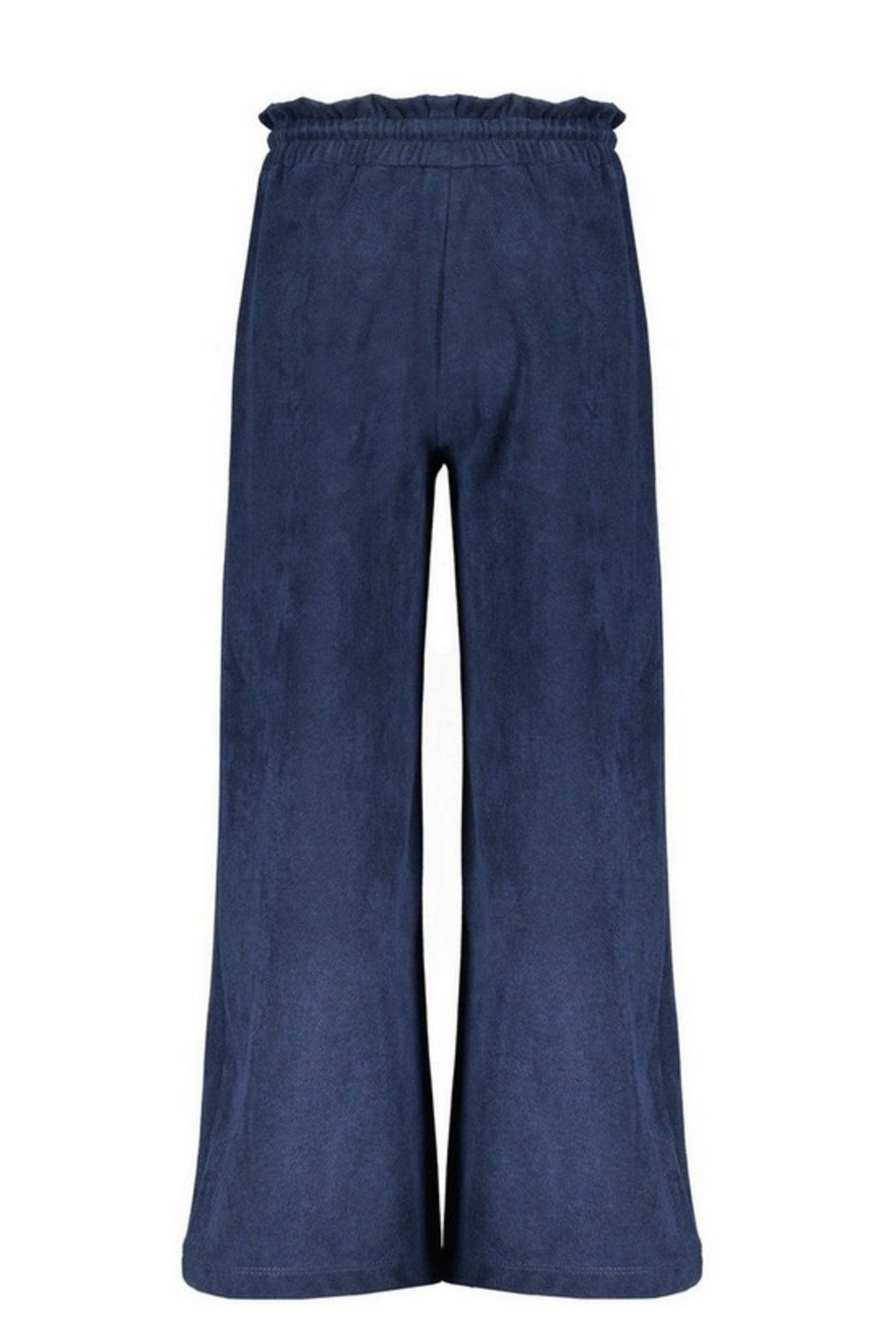 NONO - Sayla palazzo pants with smocked waistband - Navy Blazer