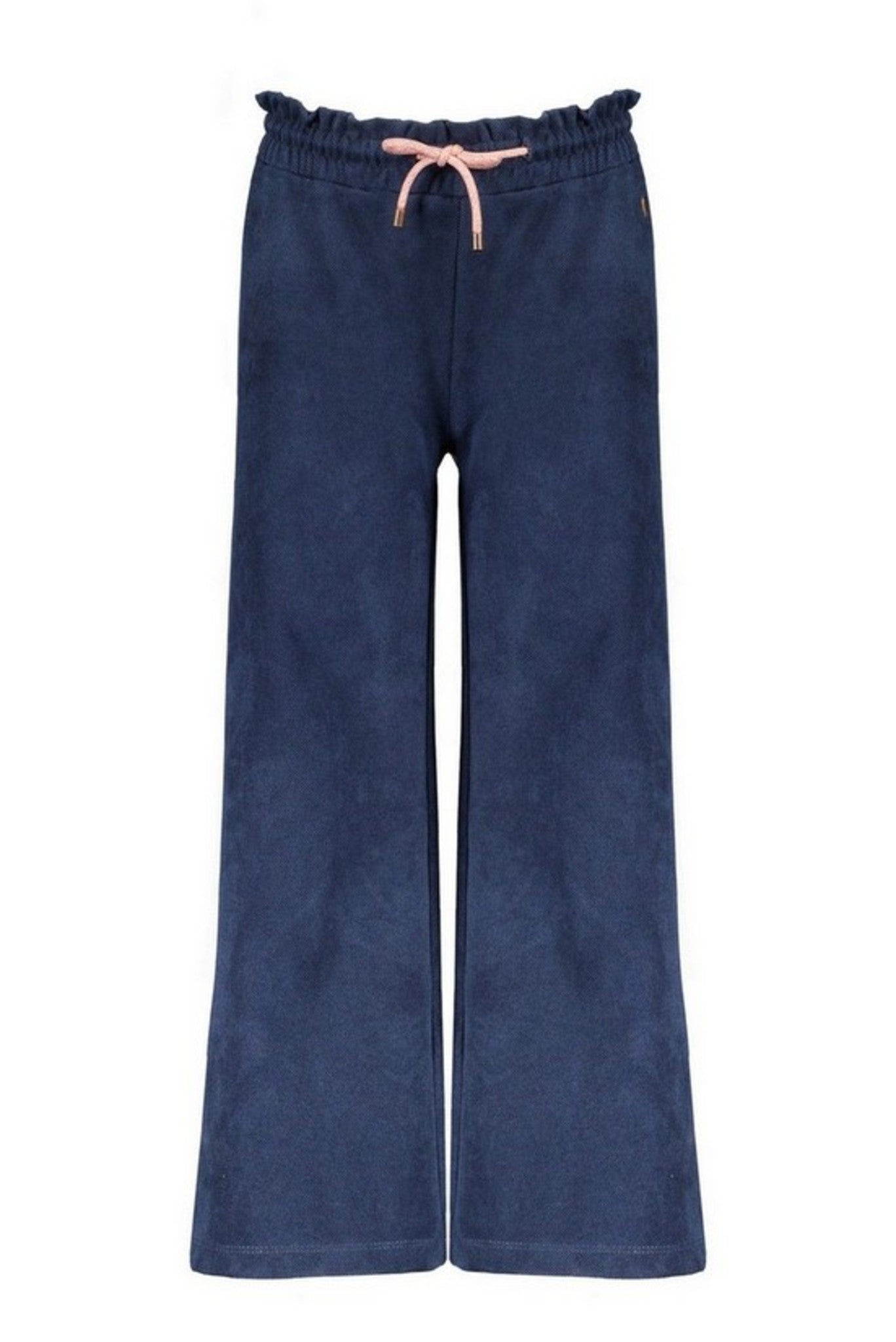 NONO - Sayla palazzo pants with smocked waistband - Navy Blazer